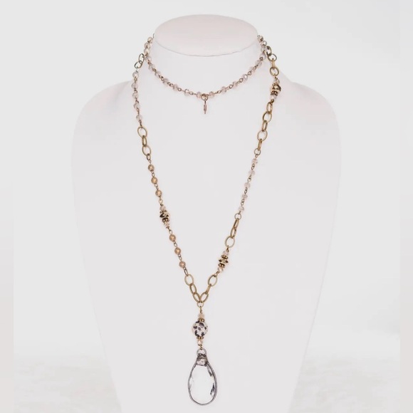 Jewelry - Delicate Two-Tone Gold & Silver Layered Pendant Necklace